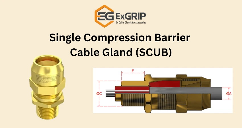 SCUB Cable Glands: Reliable Single Compression Barrier Solutions