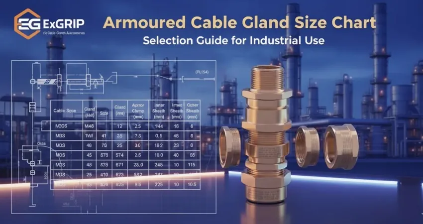 Armoured Cable Gland Size Chart