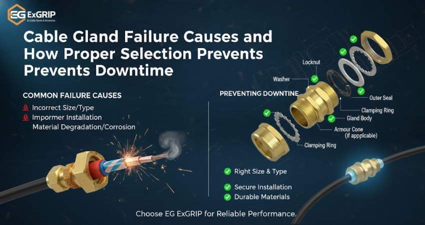 Cable Gland Failure Causes and How Proper Selection Prevents Downtime