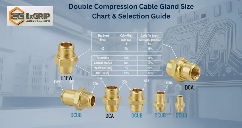 Double Compression Cable Gland Size Chart & Selection Guide