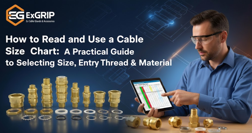 How to Read and Use a Cable Gland Size Chart A Practical Guide to Selecting Size, Entry Thread & Material