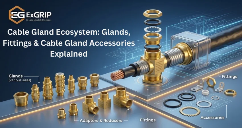 Cable Gland Ecosystem Glands, Fittings & Cable Gland Accessories Explained