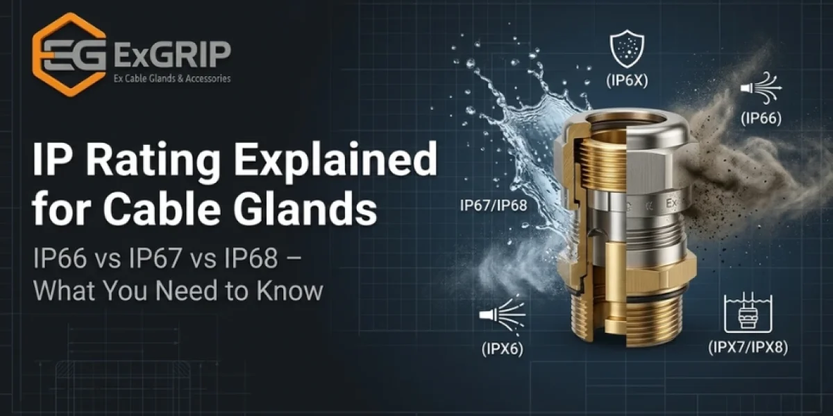 IP66 vs IP67 vs IP68 Cable Glands – IP Rating Guide