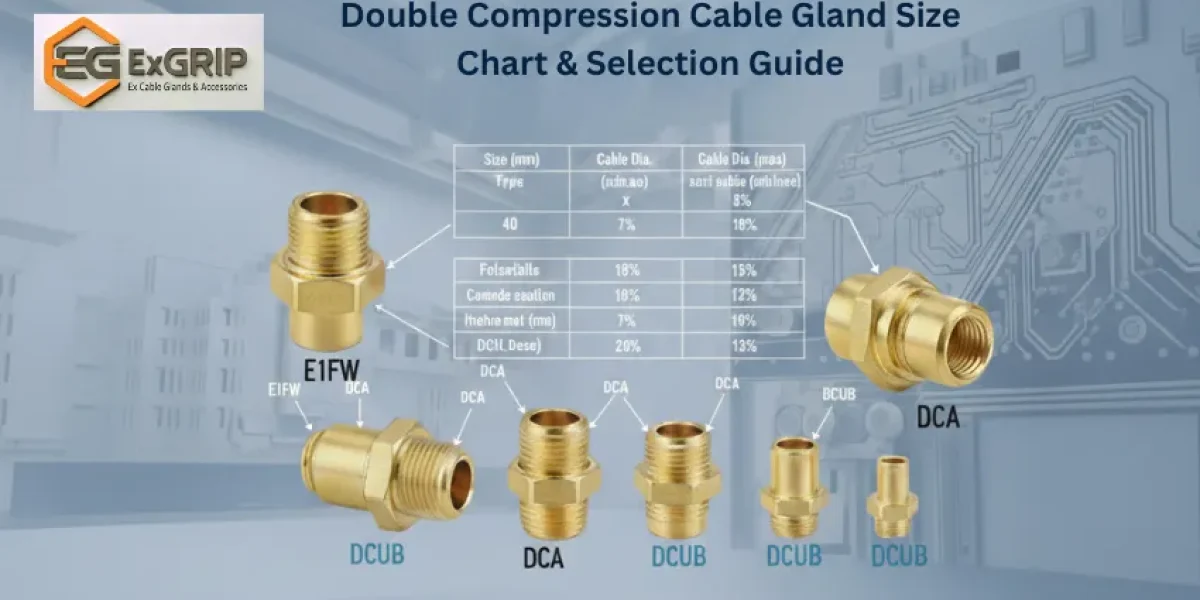 Double Compression Cable Gland Size Chart & Selection Guide