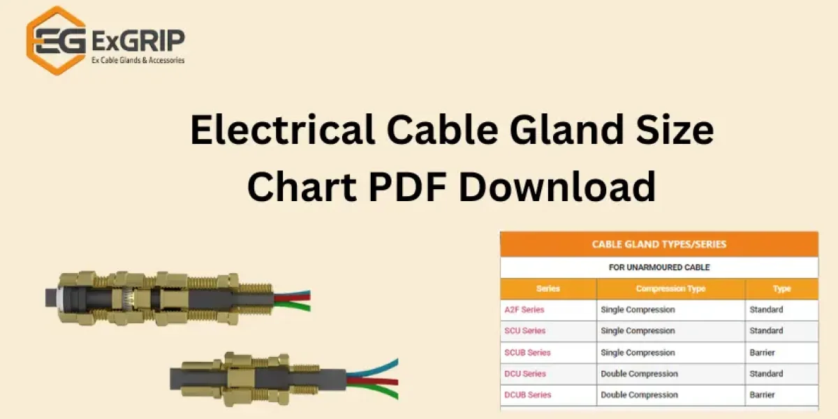 Electrical Cable Gland Size Chart PDF Download
