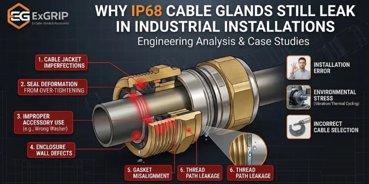 Why IP68 Cable Glands Still Leak in Industry