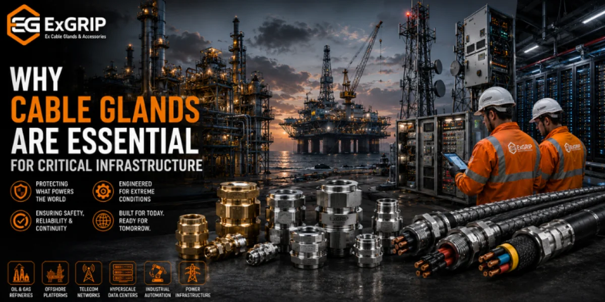 Cable glands supporting oil and gas, marine, telecom, and data center infrastructure projects