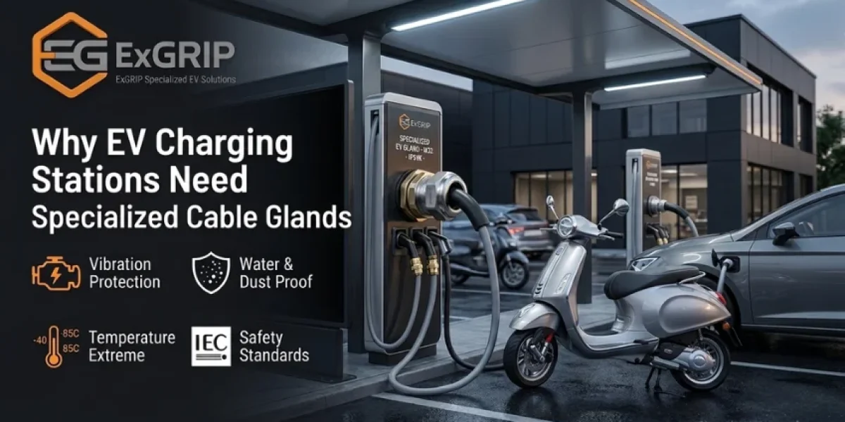 Why EV Charging Stations Need Specialized Cable Glands